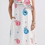 Anthropologie Plenty by Tracy Reese One-Shoulder Maxi Dress Embroidered Floral Size L New w/Tag $258 Photo 0