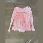 We The Free  people kai pink henley long sleeve shirt Photo 4