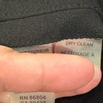 Magaschoni  NEW YORK Black Pants w/ Leather Trim, Side Zipper Size 14 NWOT #0822 Photo 5