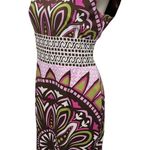Nicole Miller Nicole by  Abstract Medallion Patchwork Sheath Dress Size 10 Photo 4
