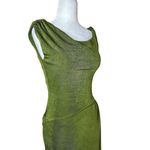 Khanums Slinky Off The Shoulder Maxi Dress in Green XSmall New Womens Gown Size XS Photo 7