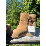 Anne Klein  Pamela Booties Natural Sz 5.5 NWT Photo 4