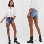 Free People  We The Free Sofia Distressed Cutoff Denim Shorts - 29 Photo 4