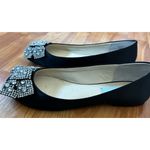Betsey Johnson  Rhinestone Bow Ballet Flats Size 7,5 Photo 5