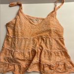 American Eagle AE coral tiered Babydoll cami Photo 0