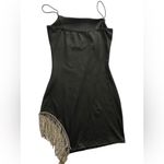 Windsor Black and Silver Party Dress Photo 6