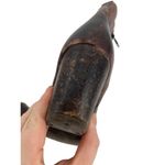 Bed Stu  Womens 11 Boots Ankle Wedge Cobbler Series Dark Brown Leather Photo 7