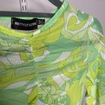 Pretty Little Thing  Mesh Neón Green Top Photo 3