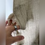 Pure J.Jill Funky Linen Crinkled Tie Unusual Tunic Vest Jacket Lagenlook‎ Tan XL Photo 2