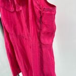 Lane Bryant  ruffle tank hot pink 20 plus casual business workwear layering Photo 4