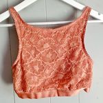 Target COLSIE Lacy Orange Crop Top / Bralette L Photo 1