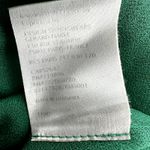 Gerard Darel  Sleeveless Mini Shift Dress Faux Wrap Snap Round Neck Green 38 6 Photo 4