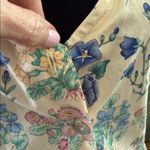 Vintage 90s Mountain Faith Company Pale Yellow Floral Button Up Maxi Dress Size XL Photo 4