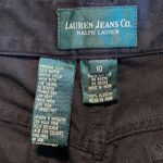 Ralph Lauren Lauren Jeans Co. High Rise Black Crop Twill Chino Jeans, 10 Photo 8