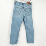Levi's  Womens Distressed High Rise Ribcage Ankle Straight Leg Jeans‎ Size 29 Blue Photo 11