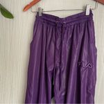 FILA Women's  Remi Purple Athletic Wind Pants Joggers Dance Pants Size Small Photo 6