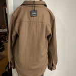 THE NORMAL BRAND BRIGHTSIDE FLANNEL LINED JACKET IN PINEBARK SZ MEDIUM Brown Photo 6