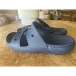 Crocs  Classic Slide Sandals Blue Women’s Comfort Slip On Pool Shower Shoes Photo 1