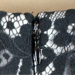 Banana Republic Black Eyelash Lace Scalloped Hem Dress 6 Whimsigoth Fairy Grunge Photo 4