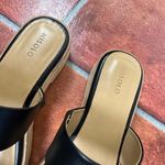 Nisolo Leather and Wood Block Heel Minimalist Sandal Size 9.5 Black Photo 7