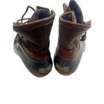 Sperry Top Sider Womens Navy Brown STS91175 Saltwater Duck Boots Size 6 waterpro Photo 3