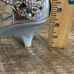 Delicacy  Strappy Rhinestone Kitten Heels Shoes Wmns Sz 7.5 Prom Formal Wedding Photo 8