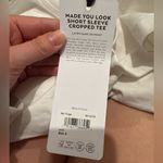 Alo Yoga NWT  Made You Look Cropped Short Sleeve Tee Photo 3