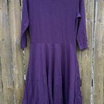 Matilda Jane  Queen of Hearts Plum 3/4 Sleeve Dress Sz S Photo 12