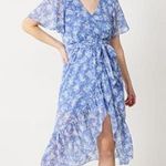 SO Flutter Sleeve Wrap Dress Photo 1