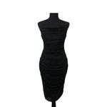 #320 ROSEDRESS Ruched Strapless Cocktail dress Black Size L Photo 2