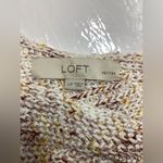 Loft women’s knitted Cream tank top size large petite Photo 4