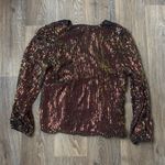 Grace Karin NWT Women’s 2XL Sequin Long Sleeve Ruched Wrap Party Top Photo 2
