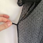 Flair|Vintage Sotted Lace Robe sz Medium Black Photo 3