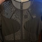 Black Sheer Top long sleeve Jumpsuit Size XL Photo 1