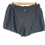 Athleta  Record Time Microfiber Athletic Shorts  Gray Women's Size‎ M Dark Gray Photo 2