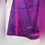 Nike  Pro Dri-FIT XL Pink and Purple V-Neck Long Sleeved Athletic Top Photo 3