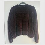 SO  Velvet Purple Cropped Sweater Size 1X Photo 1