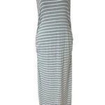 One Clothing  Gray & White Maxi Dress Women’s Size Large Photo 0