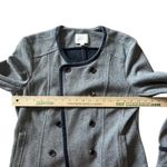 Loft Gray Jacket Blazer Womens Size L Button Up Career Casual Cadet Neutral Photo 6
