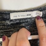 Rag and Bone Marled Charcoal Grey Black Twist Racerback Tank Top Size Medium Photo 4