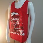 Gildan  Red Nebraska Huskers Tank Top (Small) Photo 1