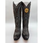 Corral  Western Leather Brown Blue Overlay Embroidery Tall Top Boot A4699 8 Photo 5