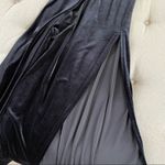 Scott McClintock 2000 Millennium Black Velvet Column Halter Dress 10 Photo 8