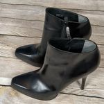 Via spiga leather booties high heels size 9m designed in Italy Black Photo 1