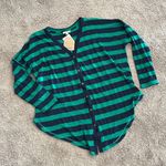 Kori  America sweater nwt green blue oversized small Photo 0