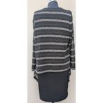 Studio One  Midi Shift Dress Knit Sweater Black/Gray Size 10 Photo 7