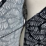 Daisy Fuentes Daisy FuentesBlack and White Wrap Dress Size PXL Photo 2