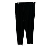 Joie  Women's Black Drawstring Pull On Pants Size Medium Casual Elastic Waist Photo 5