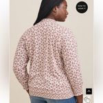 Torrid NWT  Textured Jersey Choker Neck Smocked Bottom‎ Top Photo 2