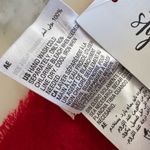 Style & Co 🧣 NWT Red Herringbone Knit Winter Scarf – Cozy Fringe Accent One Size Photo 8